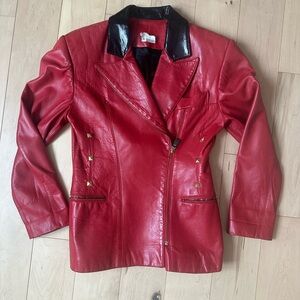 Very rare 80 leather jacket - union